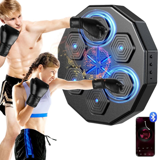 Smart Bluetooth Music Boxing Machine 2.0 - Wall-Mounted Exercise Equipment for Parent-Child Fitness Activities at Home